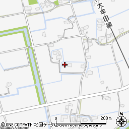 福岡県みやま市高田町江浦1032周辺の地図