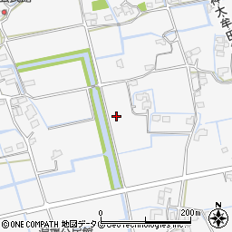 福岡県みやま市高田町江浦周辺の地図