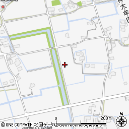 福岡県みやま市高田町江浦周辺の地図