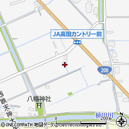 福岡県みやま市高田町江浦339周辺の地図