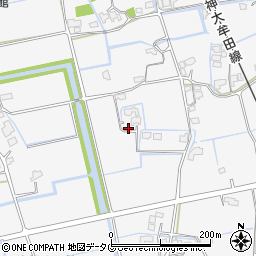 福岡県みやま市高田町江浦1027周辺の地図