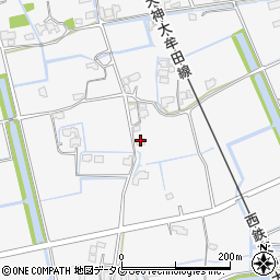 福岡県みやま市高田町江浦814周辺の地図