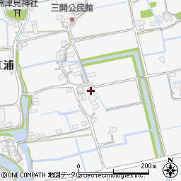 福岡県みやま市高田町江浦1242周辺の地図