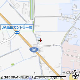 福岡県みやま市高田町江浦279周辺の地図