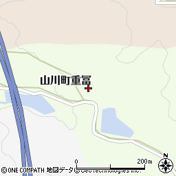 福岡県みやま市山川町重冨587周辺の地図