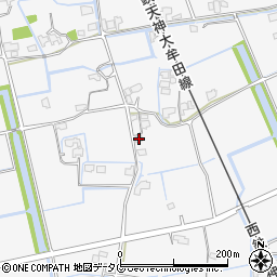 福岡県みやま市高田町江浦813周辺の地図