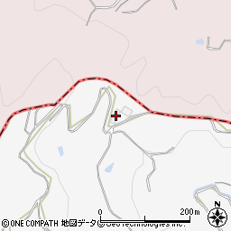 長崎県東彼杵郡川棚町中山郷1740周辺の地図