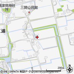 福岡県みやま市高田町江浦999周辺の地図