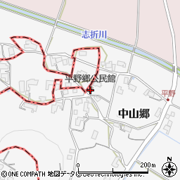 平野郷公民館周辺の地図