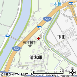 大分県臼杵市清太郎692-8周辺の地図