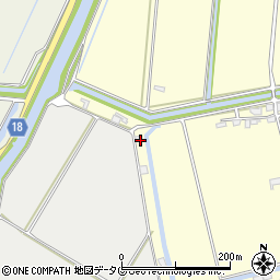 福岡県柳川市大和町中島2941周辺の地図