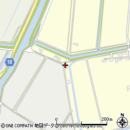 福岡県柳川市大和町中島2940周辺の地図