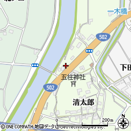 大分県臼杵市清太郎83周辺の地図