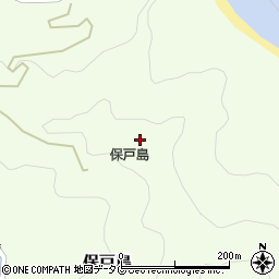 保戸島周辺の地図