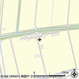 福岡県柳川市大和町中島3032周辺の地図