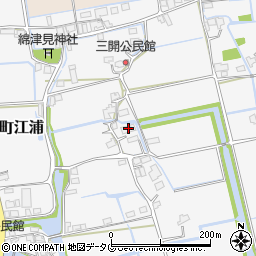 福岡県みやま市高田町江浦1246周辺の地図