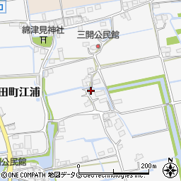 福岡県みやま市高田町江浦1248周辺の地図