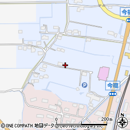 福岡県みやま市高田町今福677周辺の地図