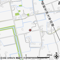 福岡県みやま市高田町江浦823周辺の地図