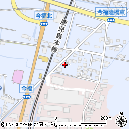 福岡県みやま市高田町今福608周辺の地図