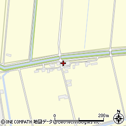 福岡県柳川市大和町中島2812周辺の地図