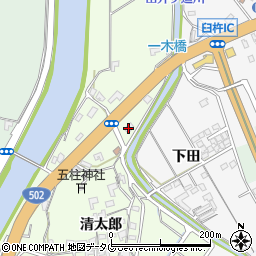 ファミリーマート臼杵インター店周辺の地図