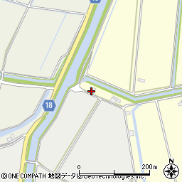 福岡県柳川市大和町中島2936周辺の地図
