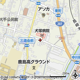 犬塚病院周辺の地図