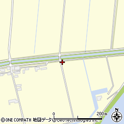 福岡県柳川市大和町中島3073周辺の地図