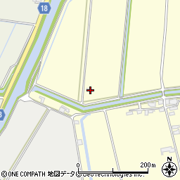 福岡県柳川市大和町中島2782周辺の地図