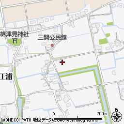 福岡県みやま市高田町江浦982周辺の地図