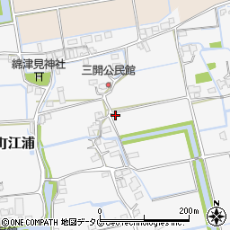 福岡県みやま市高田町江浦981周辺の地図