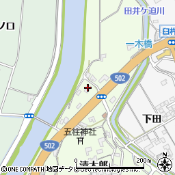 大分県臼杵市清太郎75周辺の地図