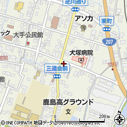 勝屋薬店周辺の地図