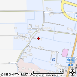福岡県みやま市高田町今福744周辺の地図