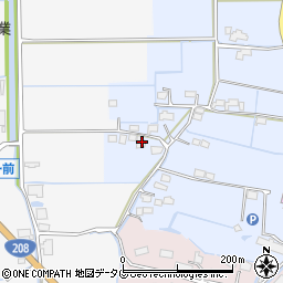 福岡県みやま市高田町今福724周辺の地図