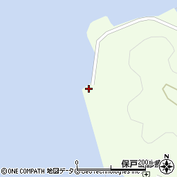 大分県津久見市保戸島754-4周辺の地図