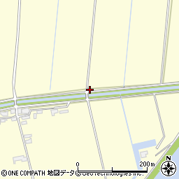 福岡県柳川市大和町中島2660周辺の地図