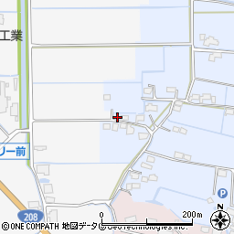 福岡県みやま市高田町今福721周辺の地図