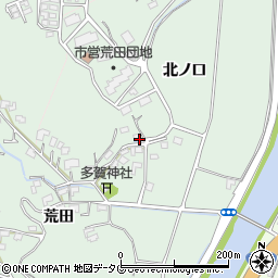 大分県臼杵市北ノ口周辺の地図