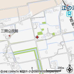 福岡県みやま市高田町江浦975周辺の地図