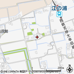 福岡県みやま市高田町江浦916周辺の地図