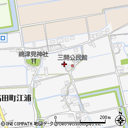 福岡県みやま市高田町江浦1270周辺の地図