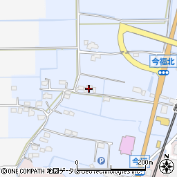 福岡県みやま市高田町今福752周辺の地図