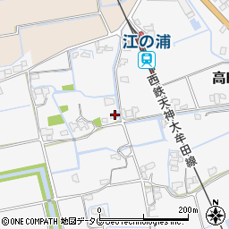 福岡県みやま市高田町江浦901周辺の地図
