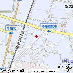 福岡県みやま市高田町今福618周辺の地図