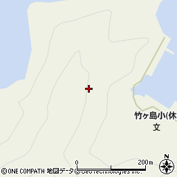 竹ケ島周辺の地図