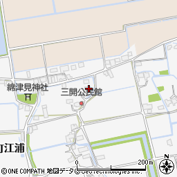 福岡県みやま市高田町江浦1278周辺の地図