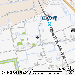 福岡県みやま市高田町江浦899周辺の地図