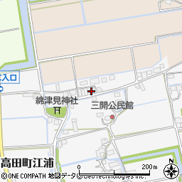 福岡県みやま市高田町江浦1292周辺の地図